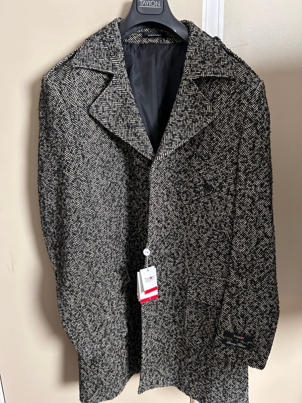 Designer twill Men’s coat
